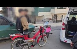 Çorum’da plakasını bez ile kapatan motosiklet sürücüsüne 14 bin lira ceza kesildi