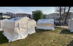 Düzce'de depremzedeler için konteynerler kuruluyor