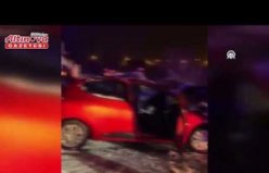 Düzce'de iki otomobilin çarpıştığı kazada 7 kişi yaralandı