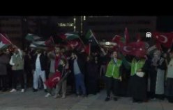 İsrail'in Gazze'deki hastaneye saldırısı Samsun ve çevre illerde protesto edildi