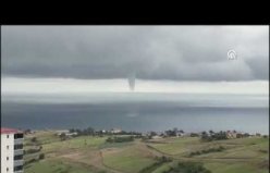 Karadeniz'de hortum oluştu