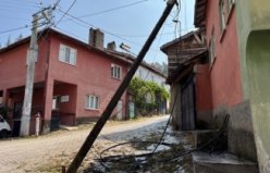 Kütahya'da sağanak bir köyde sele neden oldu