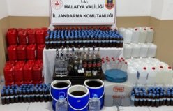 MALATYA - Kaçak içki operasyonunda 2 şüpheli yakalandı