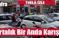 Polis ile vatandaş arasında kavga çıktı..