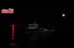 Rize'de balıkçı teknesi karaya oturdu