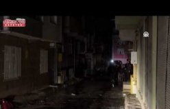 Samsun'da 4 katlı binada çıkan yangında bir kişi yaralandı