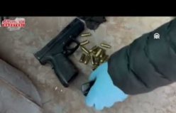 Samsun'da araç lastiği ve bazaya zulalanmış silah ele geçirildi