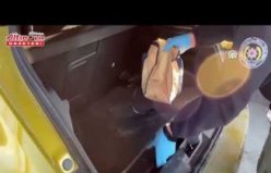 Samsun'da bagaja gizlenen uyuşturucuyu hasas burunlu köpek “Pera“ buldu