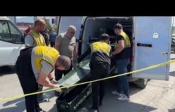 Samsun'da çöp konteynerine çarpan motokurye öldü