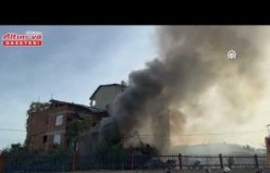 Samsun'da depoda çıkan yangın söndürüldü
