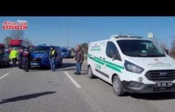 Samsun'da iki aracın çarptığı yaya hayatını kaybetti