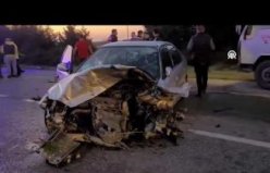 Samsun'da iki otomobil çarpıştı, 6 kişi yaralandı