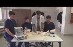 Samsun'da kenevir kumaşından hafif ve dayanıklı protez soketi üretildi