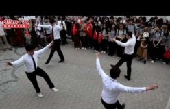 Samsun'da öğrenciler, Milli Mücadele'nin kahramanlarını canlandırdı