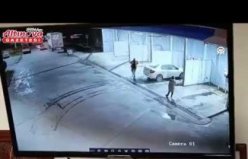 Samsun'da oto yıkamacıda heyelan meydana geldi