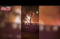 Samsun'da şehit babasına ait araç kundaklandı