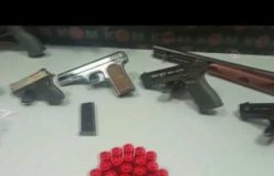 Samsun'da silah ve uyuşturucu madde operasyonu