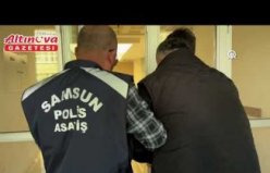 Samsun'da silahlı saldırıda amcasının oğlunu öldüren zanlı ile babası adliyede