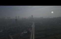 Samsun'da sis etkili oldu