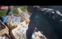 Samsun'da tıra gizlenmiş 153 bin 615 sentetik ecza ele geçirildi