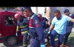 Samsun'da tırın dorsesine arkadan çarpan hafif ticari araçtaki karı koca öldü