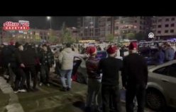 Samsun'da vatandaşlar yeni yıla meydanlarda girdi