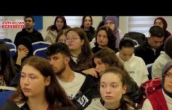 Samsun'da Yeşilay gençlere bağımlılıkla mücadele semineri düzenledi