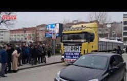 Samsun'dan Suriye'ye 520 çuval un gönderildi