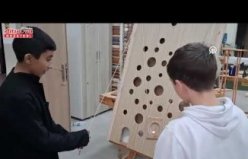 Samsun'un Havza ilçesinde açılan zanaat atölyeleri öğrencilere üretime yönlendiriyor