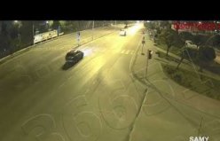 Samsun ve Tokat'taki trafik kazaları KGYS kameralarına yansıdı