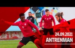 Samsunspor antremanlara devam ediyor