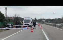 Takla atan otomobildeki 1 kişi öldü, 2 kişi yaralandı