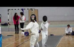 Trabzon'da eskrim bölgesel epe açık turnuvaları başladı