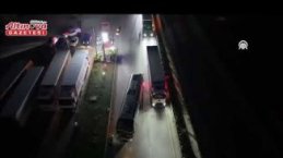 Amasya'da yolcu otobüsü ile tırın çarpıştığı kazada 11 kişi yaralandı