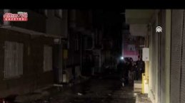 Samsun'da 4 katlı binada çıkan yangında bir kişi yaralandı