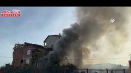 Samsun'da depoda çıkan yangın söndürüldü