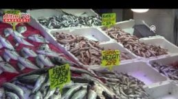 Samsun'da olumsuz hava koşullarının düzelmesiyle balık tezgahları yeniden şenlendi