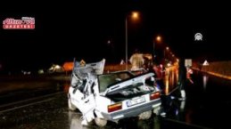 Samsun’da tır ile otomobilin çarpışması sonucu 4 kişi yaralandı