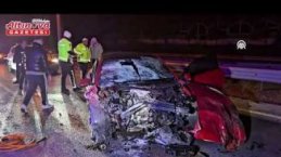 Tırla çarpışan otomobilin sürücüsü öldü