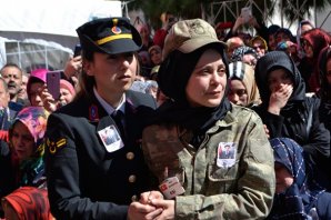 Bafra şehidini uğurladı