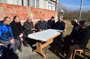 Başkan Yılmaz’dan şehit ailelerine ziyaret