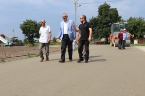 Bafra’da Bir İlk Daha… Dış Mahalleler Beton Yola Kavuşuyor