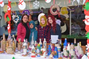 YENİ YILDA YENİ UMUTLAR PROJESİ EL SANATLARI GÖRÜCÜYE ÇIKTI