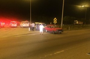 LENGERLİ KAVŞAĞINDA KAZA 7 YARALI