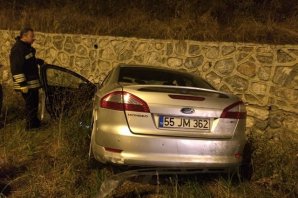 Motoru Uçan Araçtan Sağ Kurtuldu