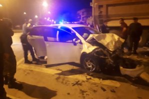 Bafra'da Kaza 5 Yaralı