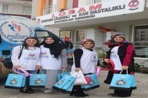 İlkadım Gençlik Merkezi’nden Lösemili çocuklara anlamlı ziyaret