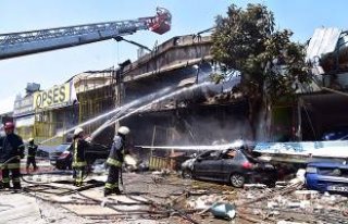 BAŞKAN YILMAZ PATLAMA ALANINDA