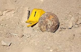 Bayburt'ta patlamamış top mermisi bulundu