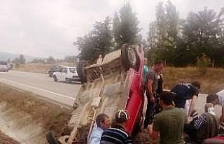 Boyabat'ta trafik kazası: 1 yaralı